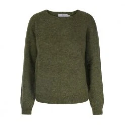 Grønn Arnie Says Fiona Dark Green Melange Genser Green
