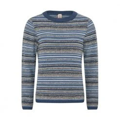 Skovhuus Multiyarn O-Neck Pullover Blue