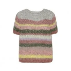 DAWN X DARE Estelle Stripe Strikk Gray