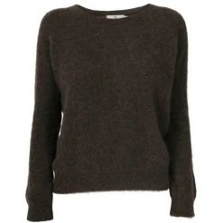 Brun Melert Arnie Says Fiona Dk Brown Genser Brown