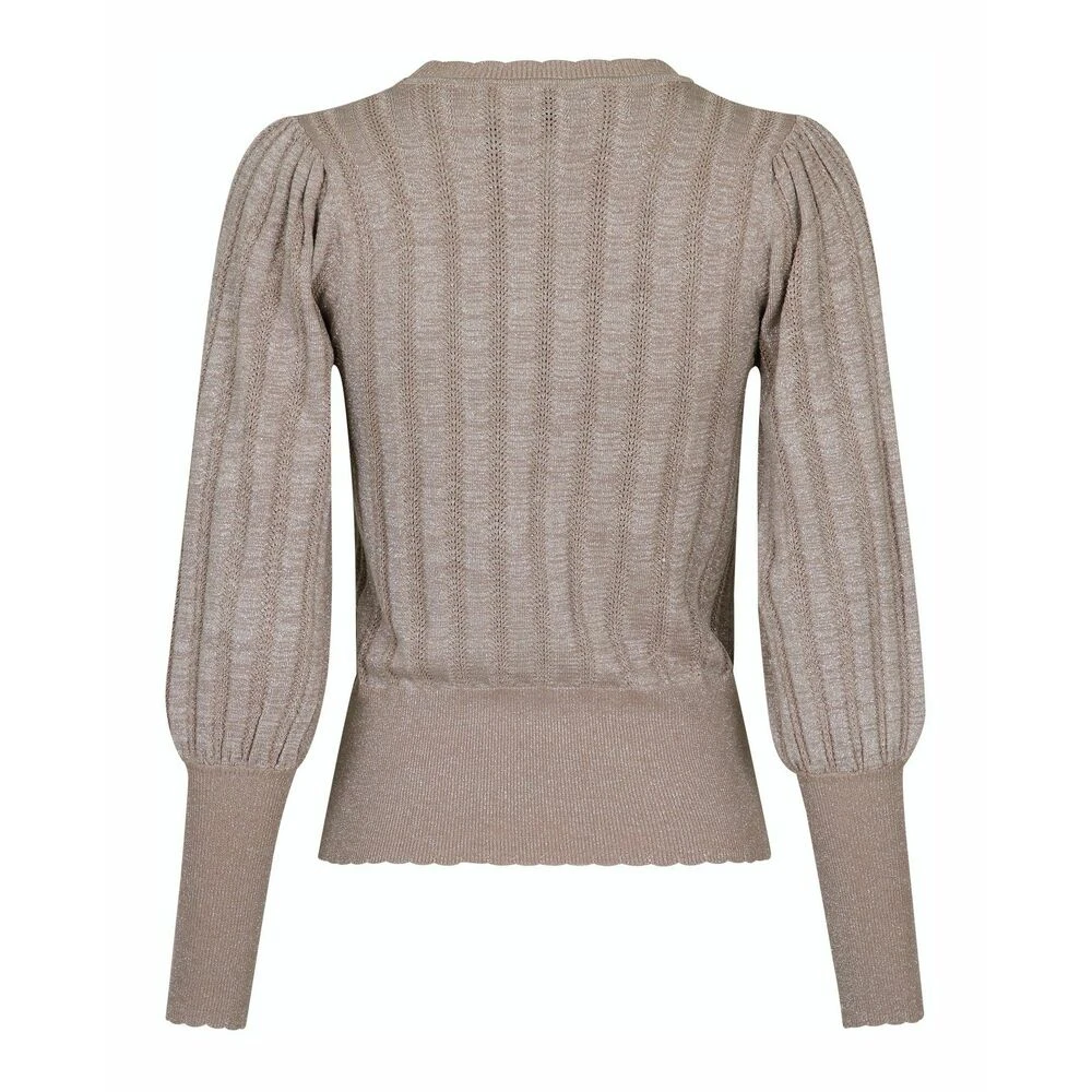 Neo Noir Round-neck Knitwear Beige - Bilde 2