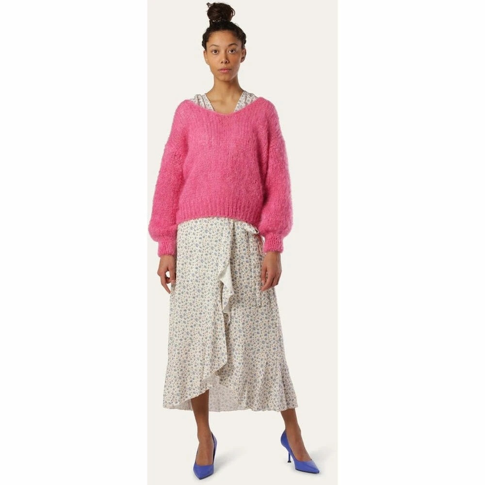 American Dreams Milana LS Mohair Knit - Pink Pink - Bilde 3