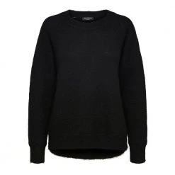 Selected Femme Knitted Woman Black