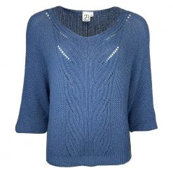 2-Biz Cashew - Knit Blouse Blue