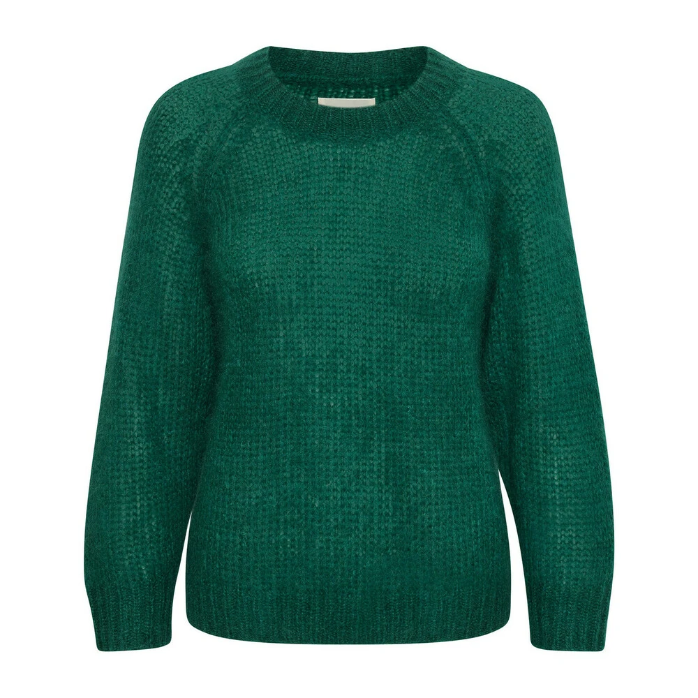 Part Two Round Neck Knitwear Green