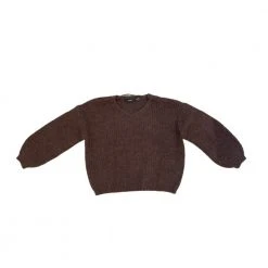 Brun Vero Moda Vmada Ls V-Neck Genser Brown