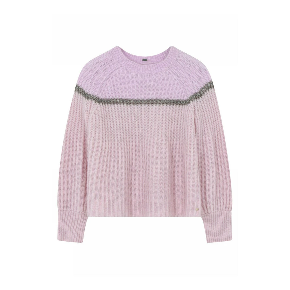 Gustav Round Neck Knitwear Pink