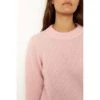 Second Female Brooky Knit Puff O-Neck Pink