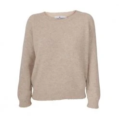 Arnie Says Fiona Round Neck Sweater Beige