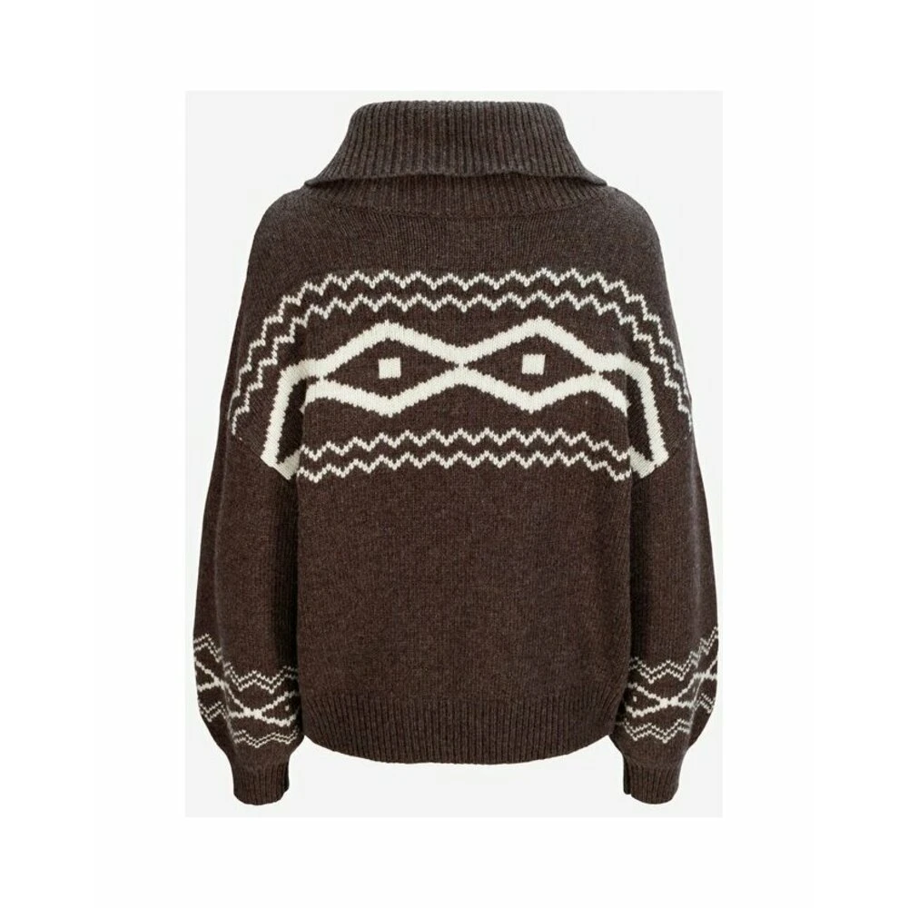 Mørkebrun Iben Echo Sweater Ih Dame Brown