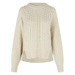 Off-White Second Female Jacobe Knit Gensere White