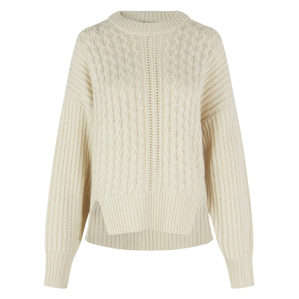Off-White Second Female Jacobe Knit Gensere White