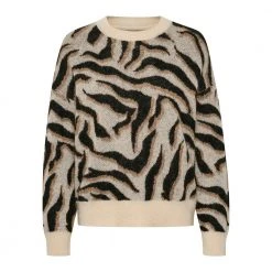 Part Two Roundneck Knitwear Beige