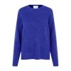 Second Female Knit O-Neck Sweater Blue