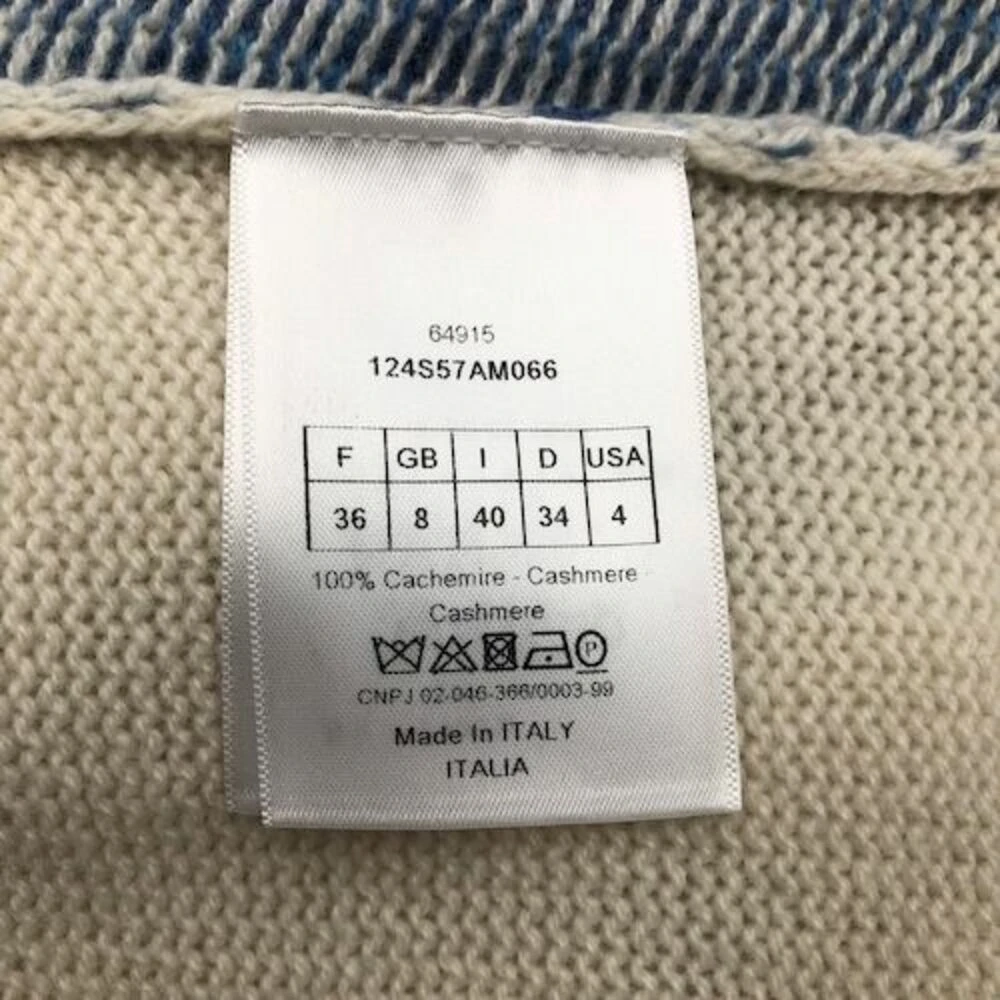 Dior Sweater With Embroidered Jungle Beige