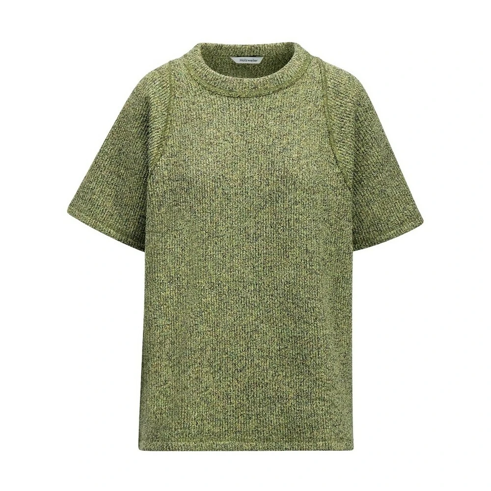Holzweiler Field Knit Tee Green - Bilde 4