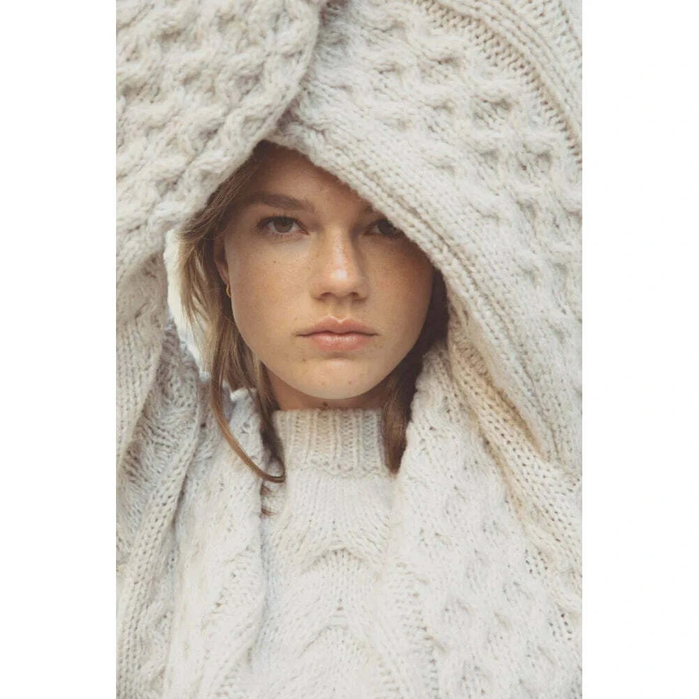 Camilla Pihl Steigen Knit - Nature Melange Beige - Bilde 4