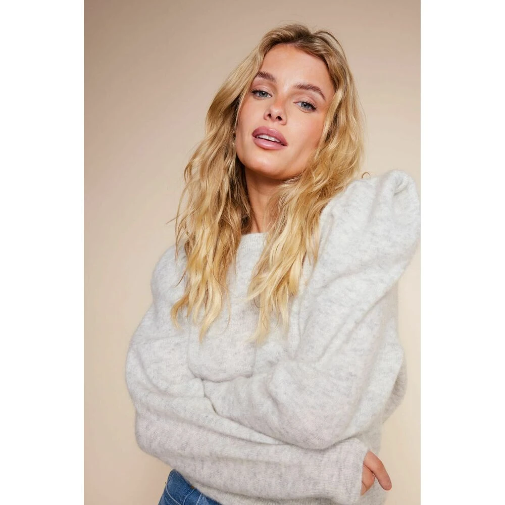 Grå Line Of Oslo Gråmelert Lady Genser Genser Gray - Bilde 2