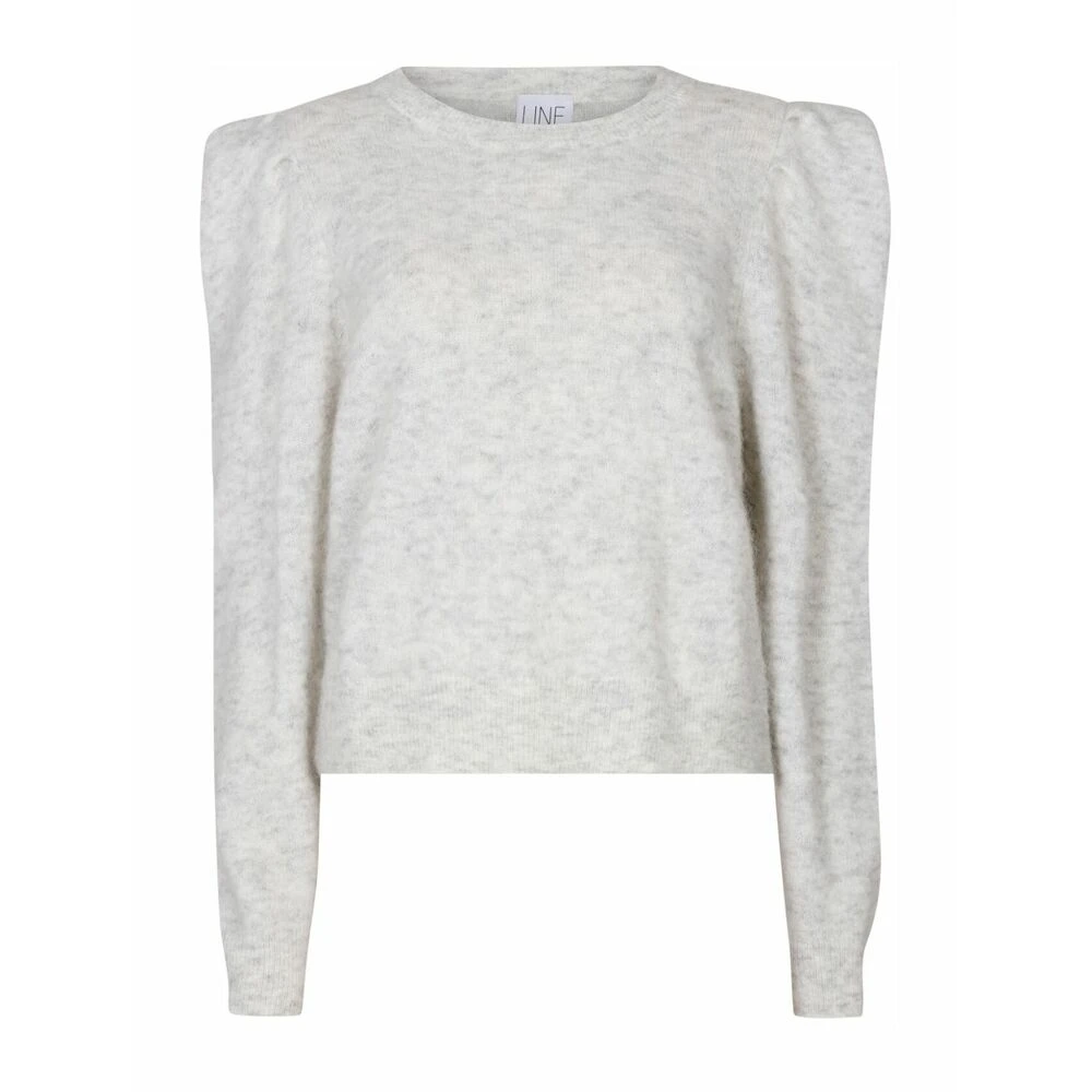 Grå Line Of Oslo Gråmelert Lady Genser Genser Gray - Bilde 3