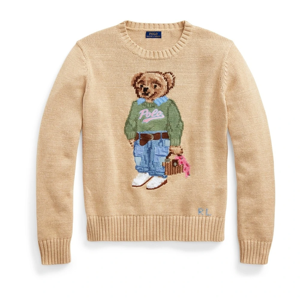 Polo Ralph Lauren Bear Genser Beige - Bilde 4