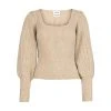 Maud Round-neck Knitwear Beige