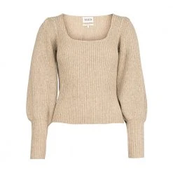 Maud Round-neck Knitwear Beige