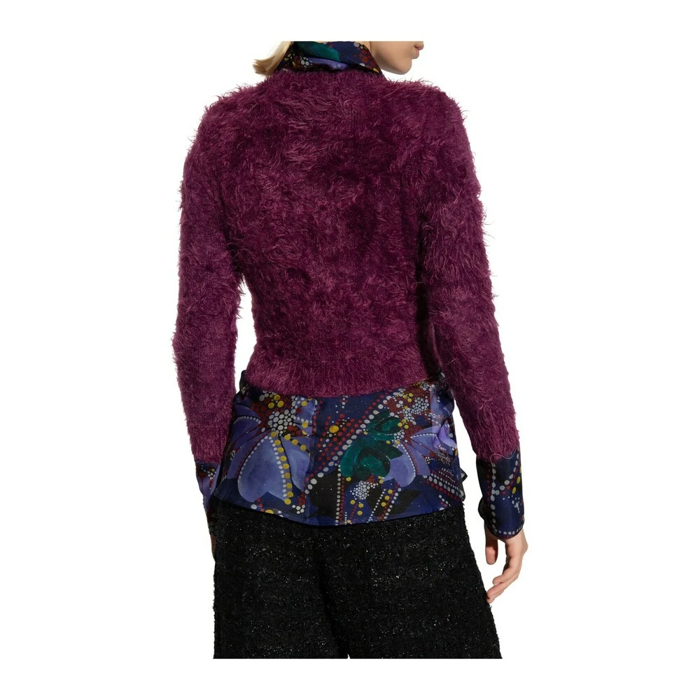 Dsquared2 Furry Sweater Purple - Bilde 3