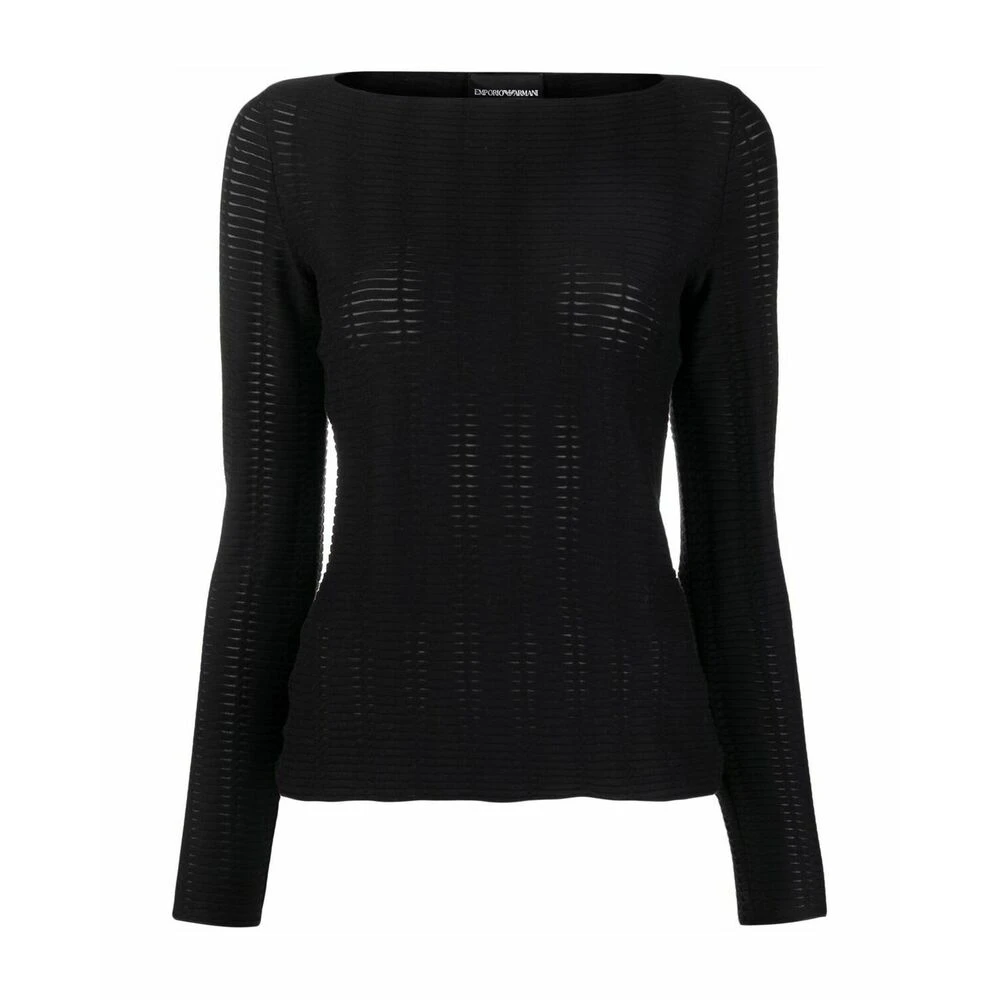 Emporio Armani Round-neck Knitwear Black