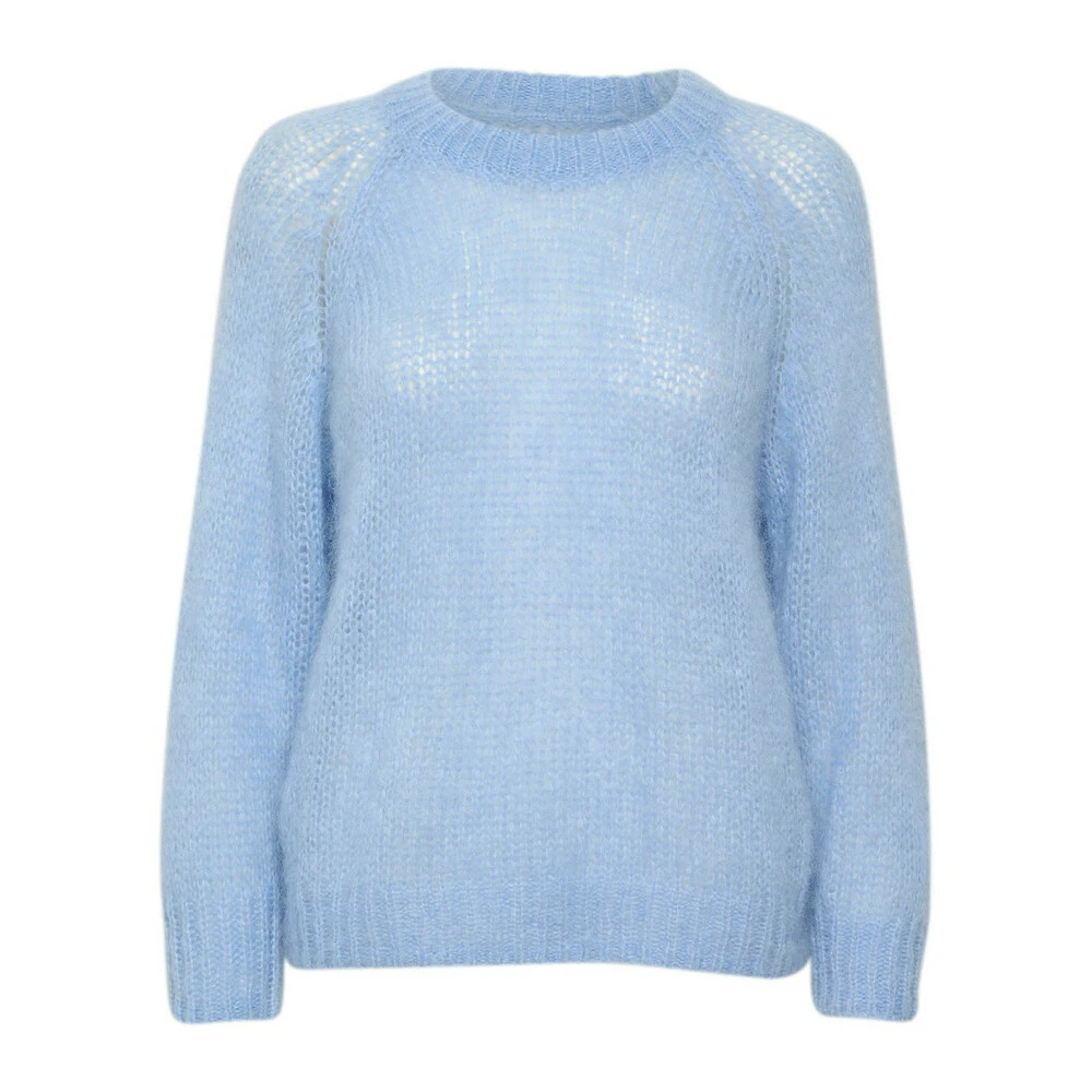 Part Two Round Neck Knitwear Blue