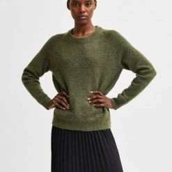 Selected Femme Sweater Green
