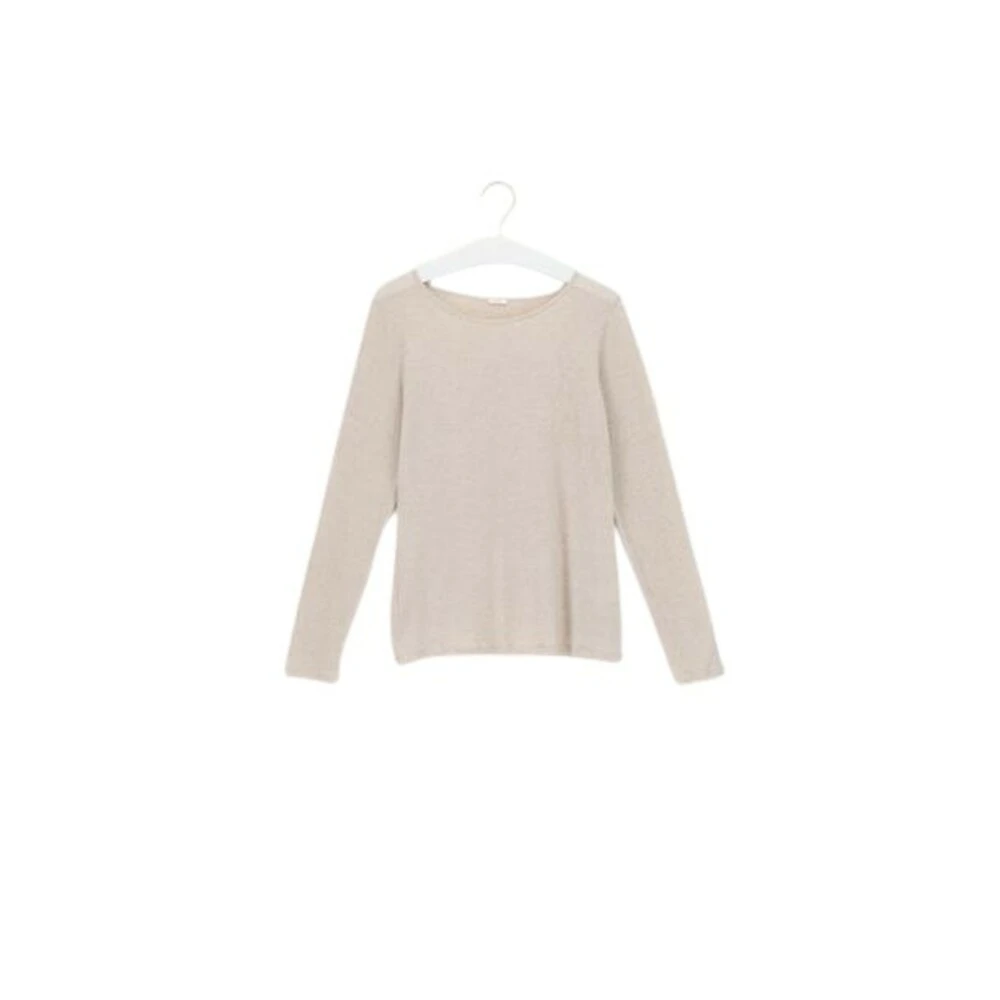 Beige Oroblu Perfect Line Cashmere T-Shirt Beige - Bilde 2