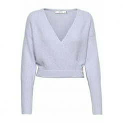Gestuz V-neck Knitwear Blue