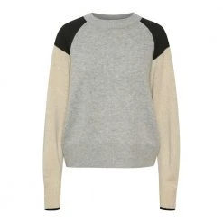 Part Two Round-neck Knitwear Gray