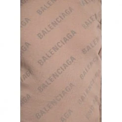 Balenciaga Patterned Sweater Brown