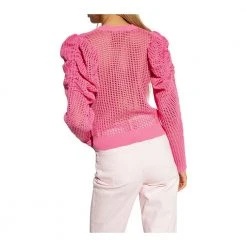 Ulla Johnson ‘Delaney’ Openwork Sweater Pink