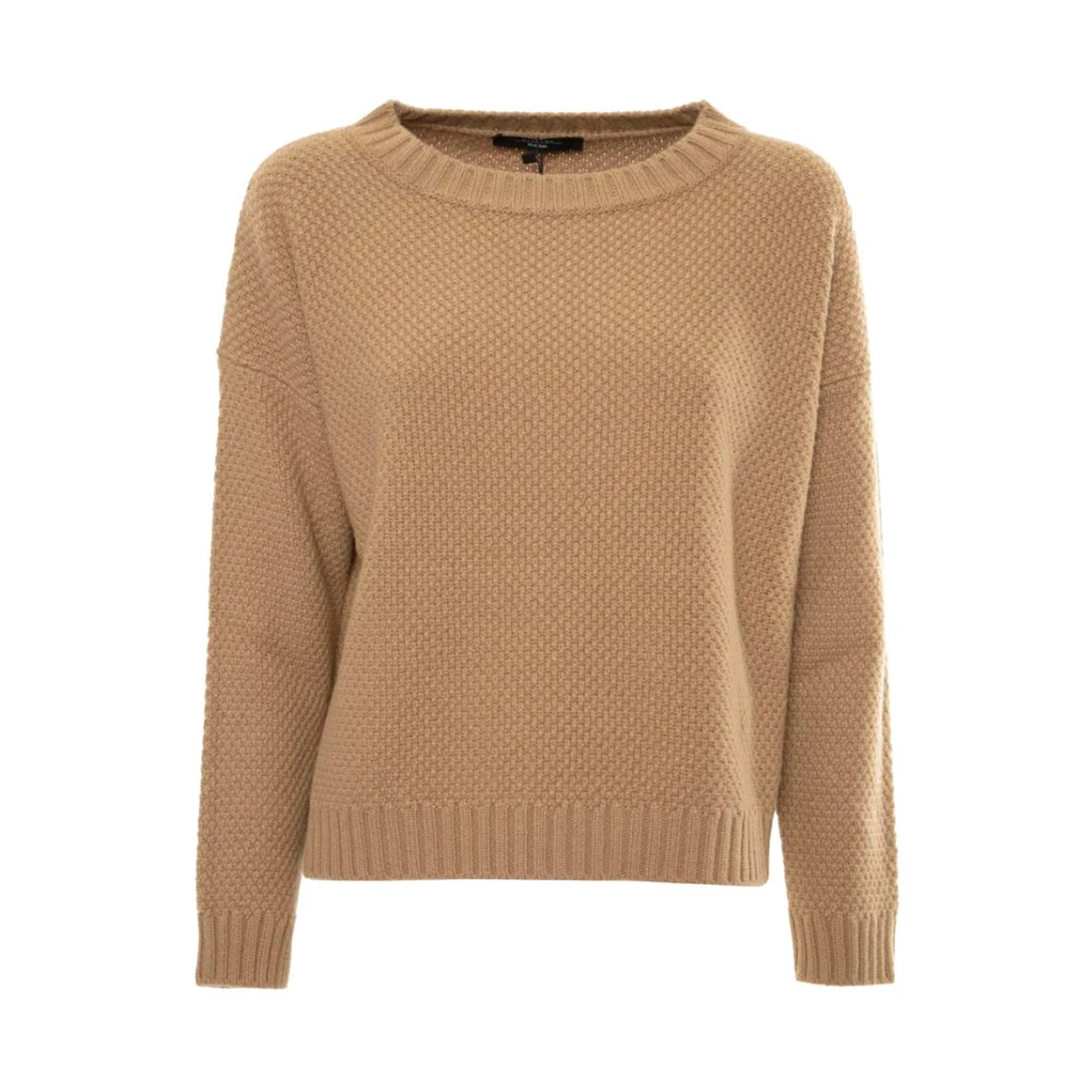Max Mara Weekend Round-neck Knitwear Brown