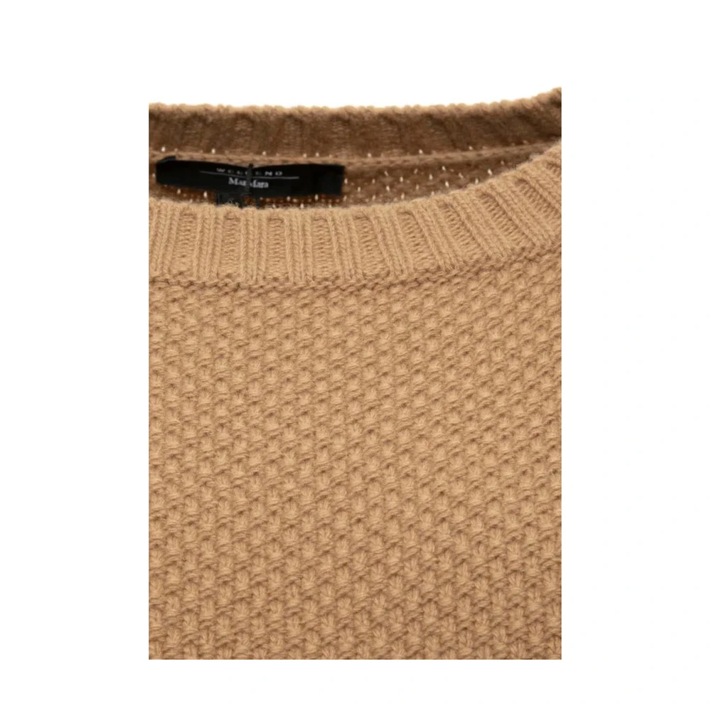 Max Mara Weekend Round-neck Knitwear Brown - Bilde 3