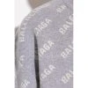 Balenciaga Patterned Sweater Gray