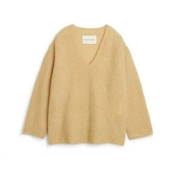 Sennepsgul By Malene Birger Dipoma Mohair-Blend Sweater Genser Yellow