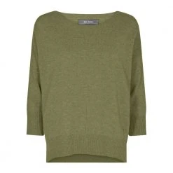 MOS MOSH ROUND-NECK KNITWEAR Green