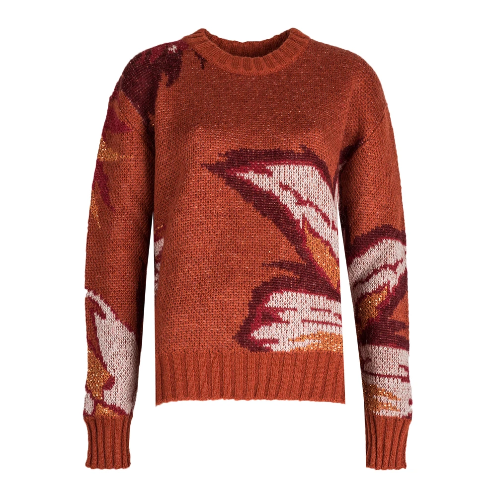 Patrizia Pepe Round-neck Knitwear Red - Bilde 5