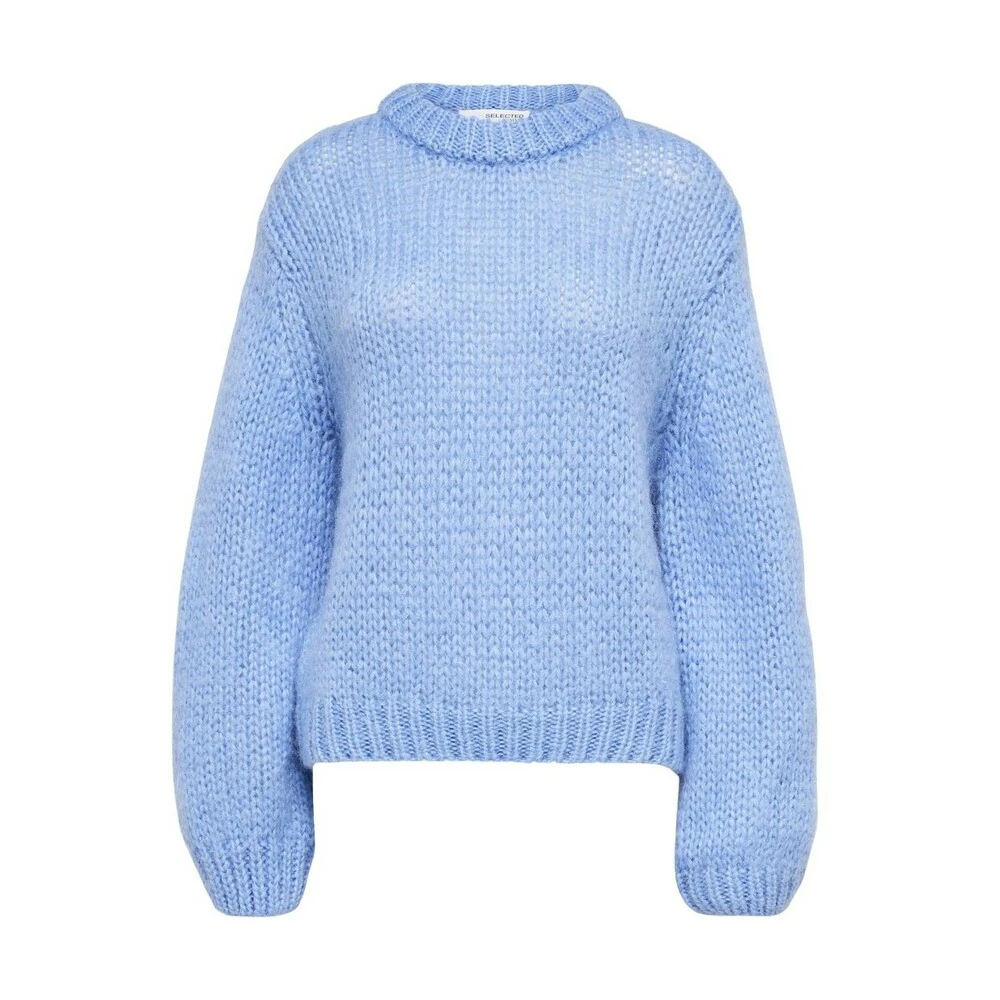 Selected Femme Crew Neck Sweater Blue
