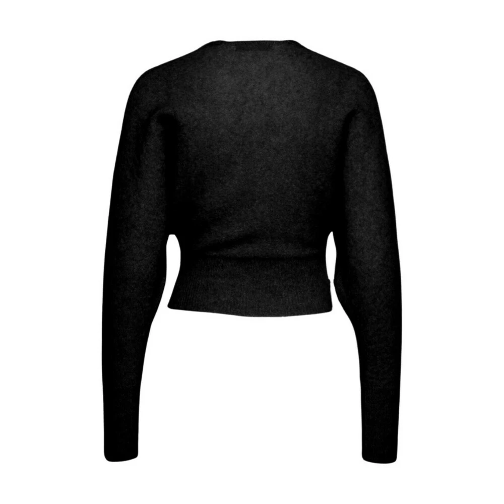 Cathrine Hammel Loose Wrap Sweater Black