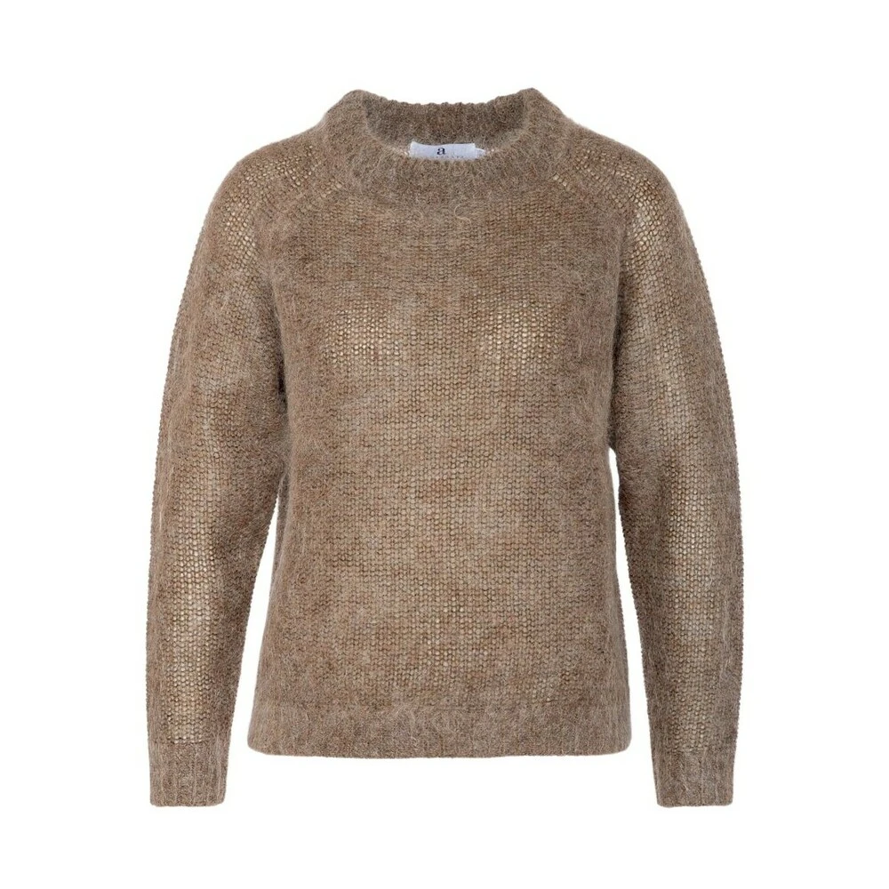 Brown Melange Arnie Says Maddox Genser Brown - Bilde 3