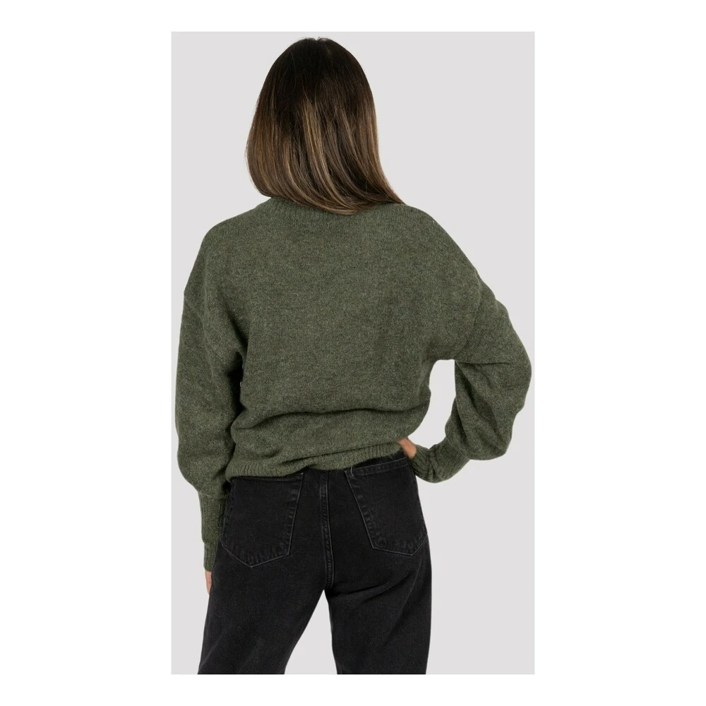 Moss Copenhagen Cheanna Mohair Pullover Green - Bilde 2