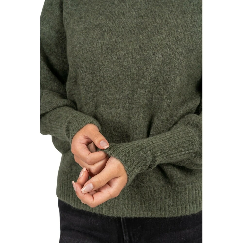 Moss Copenhagen Cheanna Mohair Pullover Green - Bilde 3