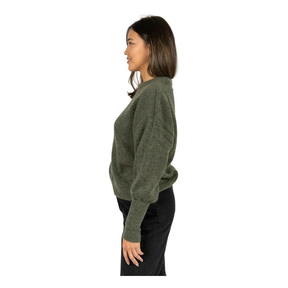 Moss Copenhagen Cheanna Mohair Pullover Green - Bilde 4