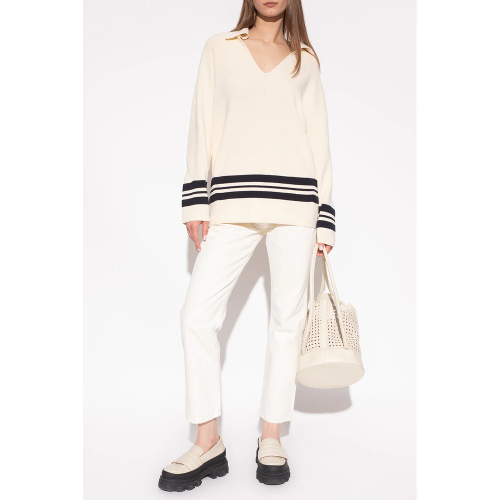 Rag & Bone Cotton Sweater Beige - Bilde 5