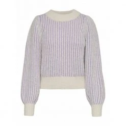 Lilla Vero Moda Vmjuliette Ls O-Neck Blouse Ga Boo Genser Purple