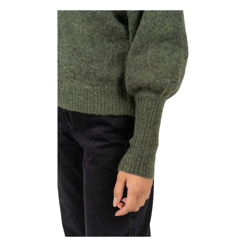 Moss Copenhagen Cheanna Mohair Pullover Green - Bilde 6